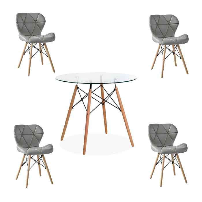 Comedor Radar 4 Personas Redondo (80cm)