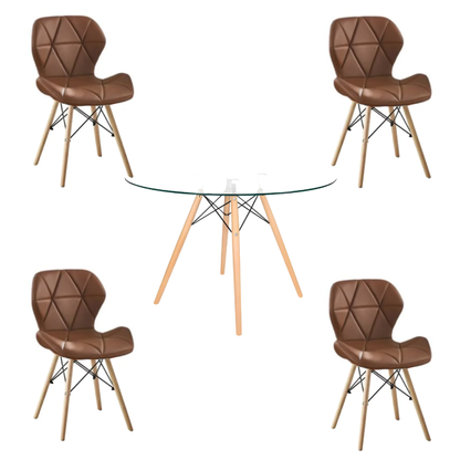 Comedor Radar 4 Personas Redondo (80cm)