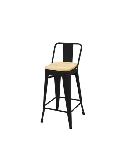 Taburete Tolix Madera Clara (66cm)