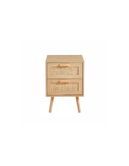 Velador Eames Mesh Doble - Madera clara