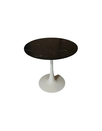 Mesa de Comedor Tulip Símil Mármol 100cm