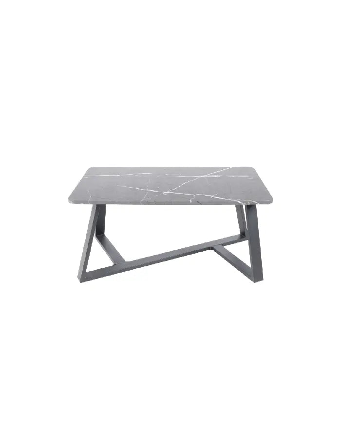Mesa de centro marmol MDF Gris 100x50