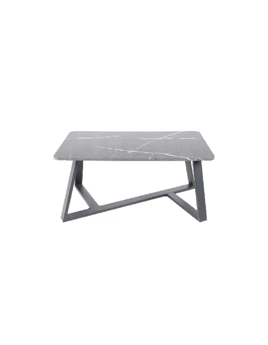 Mesa de centro marmol MDF Gris 100x50