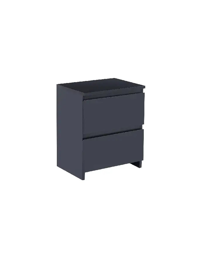 Velador Cajon Doble Minimal Oscuro