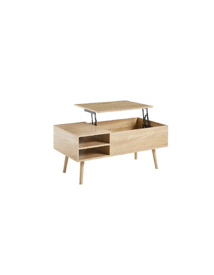 Mesa de Centro Elevable para Living - Madera