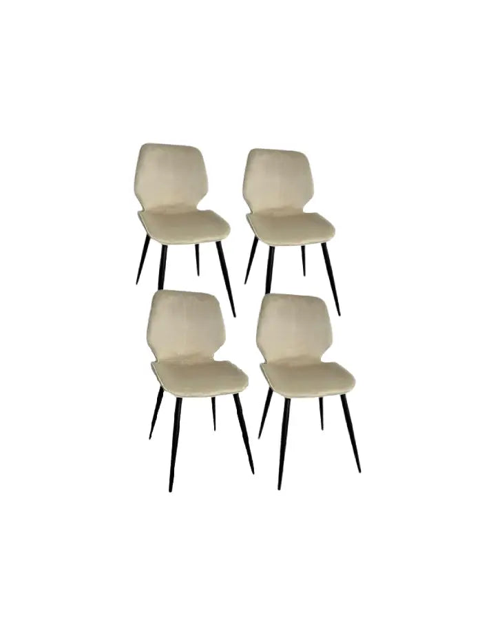 Pack 4 Sillas Fiori Top Felpa Pata Negra