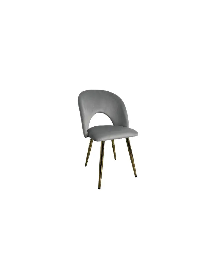 Silla de comedor en terciopelo Viena