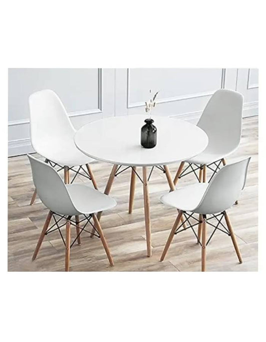 Juego de Comedor Eames Round 80cm 4P