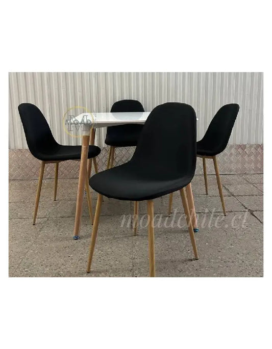Comedor Eames Paris cuadrado lino