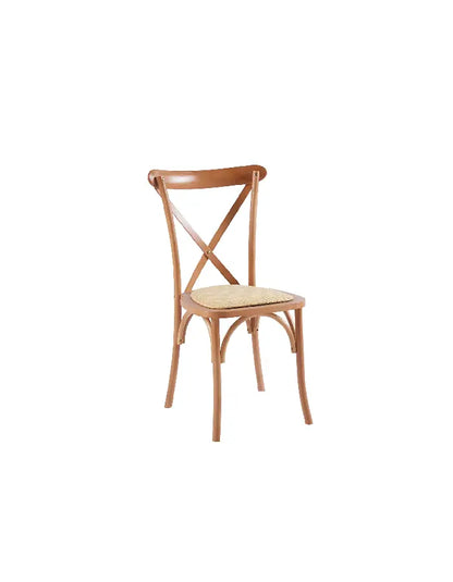 Silla Crossback Madera Rattan
