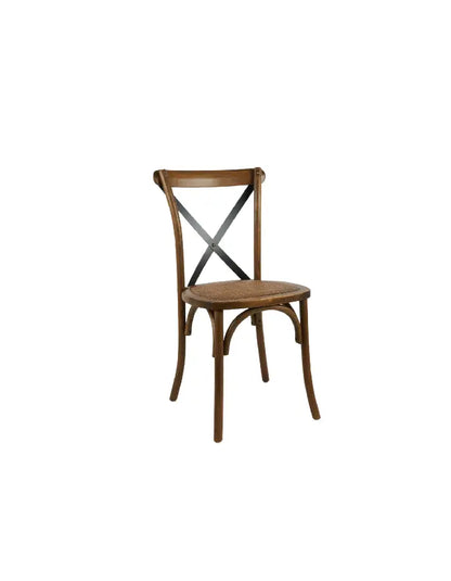 Silla Crossback Madera Rattan