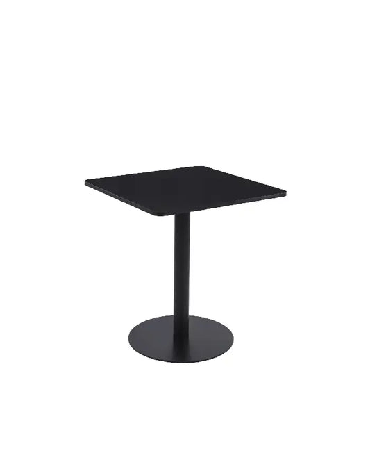 Mesa restaurant 70x70 Tubo Metal cubierta MDF