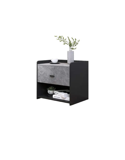 Velador Marmol MDF Gris