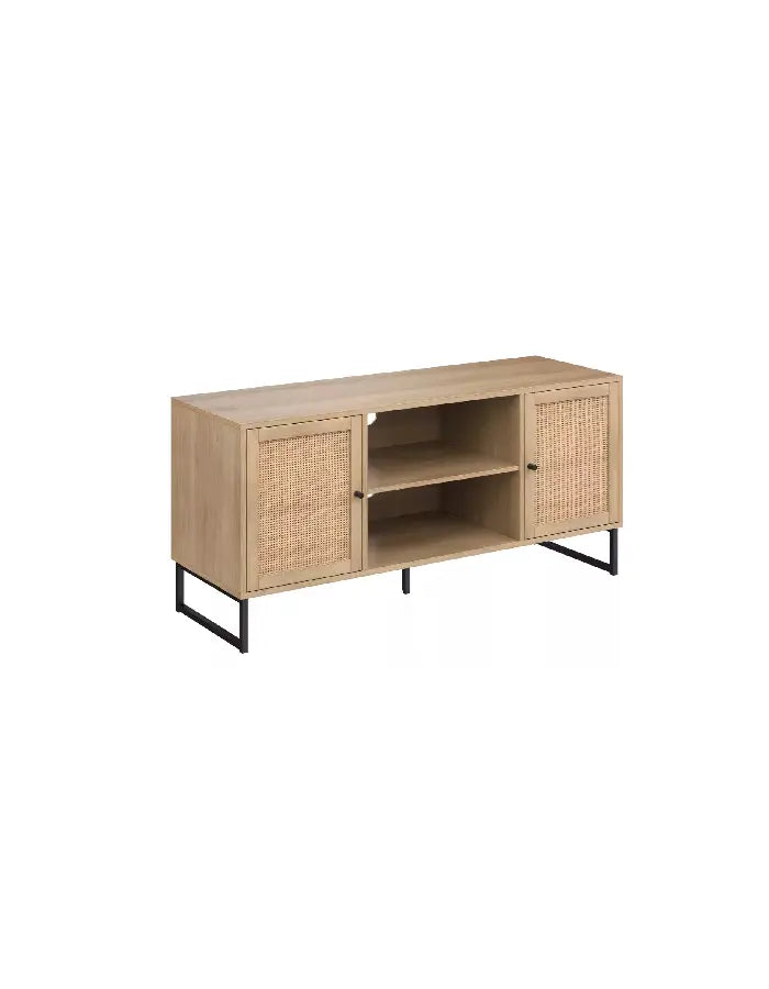 Rack de TV o Buffet Rattan Rustico Dos Puertas