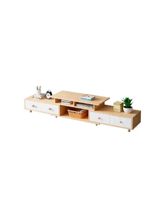 Rack TV Extendible Cuatro Cajones