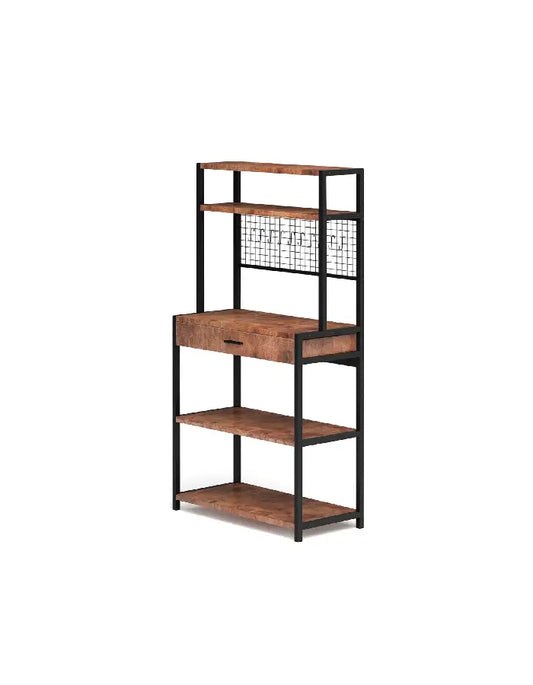 Rack organizador alto con cajón para cocina