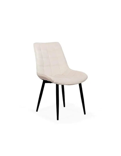 Silla de Comedor Macron Terciopelo patas negras
