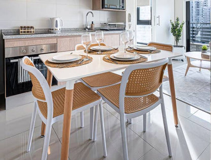 Comedor rectangular Hoffman para 4 personas