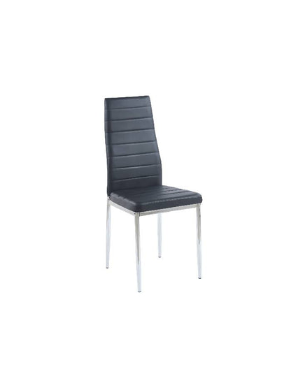 Silla Dining Liana con patas cromadas