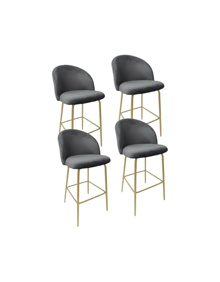 Pack 4 Taburetes Tokio Gold 66cm