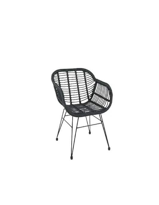 Butaca con Apoyabrazos de Terraza Rattan Grecia