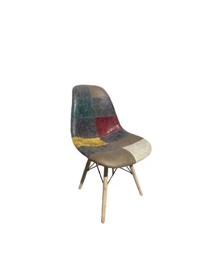 Silla Patchwork Da Vinci patas Eames