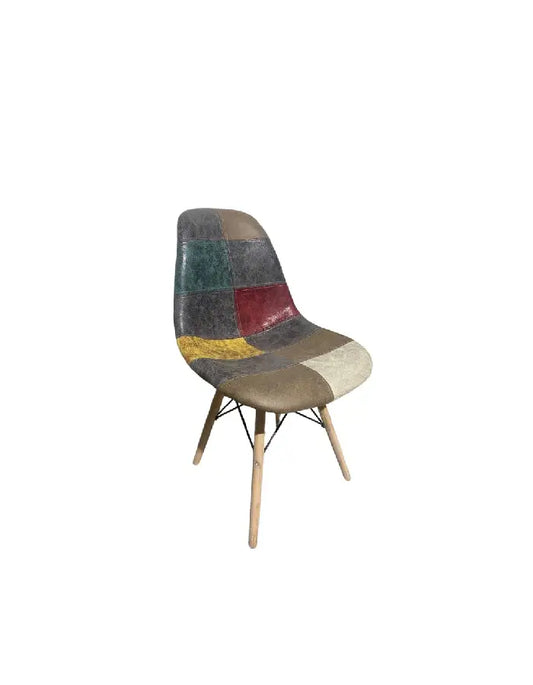 Silla Patchwork Da Vinci patas Eames