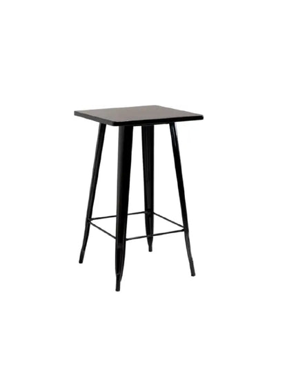 Mesa de Bar Tolix  60x60cm - Negra (metálica)