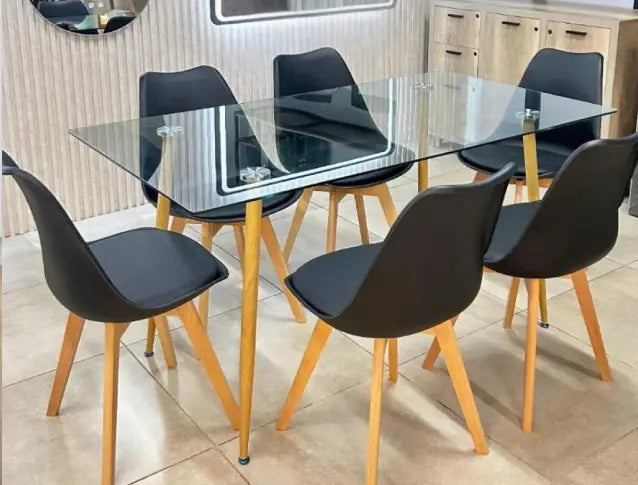Comedor Minimalista Tulip 6P