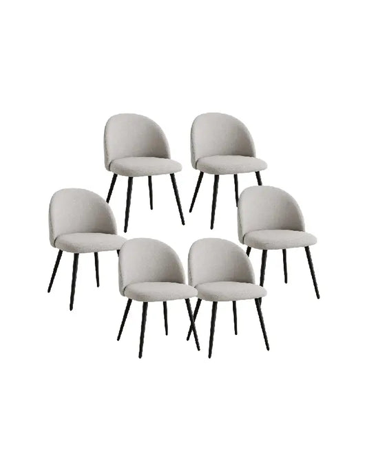 Pack 6 Sillas Gabrielle Lino (Pata Negra)