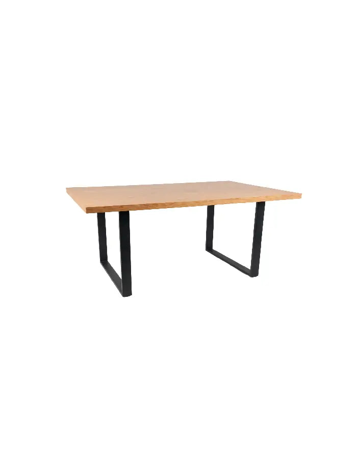Mesa de Comedor Estilo Industrial 140x90 - Madera Clara
