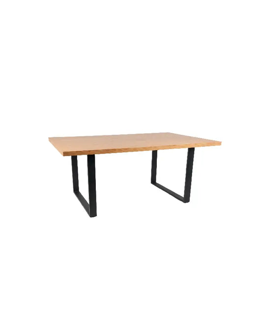 Mesa de Comedor Estilo Industrial 160x90 - Madera Clara