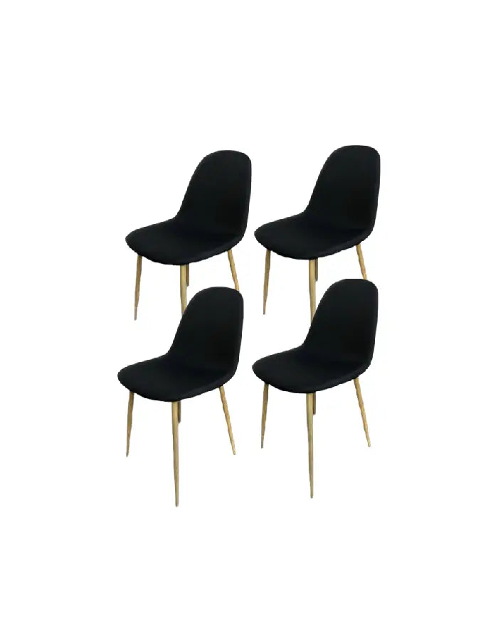 Pack 4 Sillas de comedor Paris Lino (Pata simil madera)