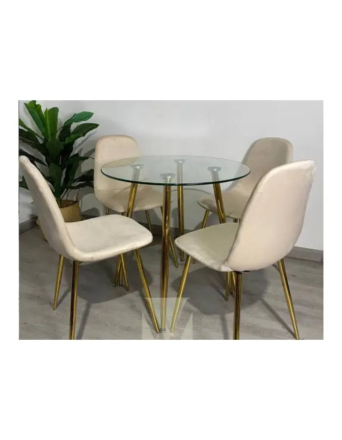 Comedor Smart Lyon Gold 4personas