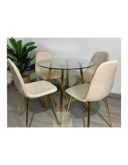 Comedor Smart Lyon Gold 4personas