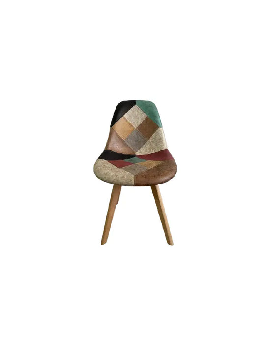Silla Patchwork Vintage ecocuero