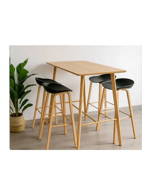 Comedor Alto estilo Bar Lyon Cuppy 4P Wood