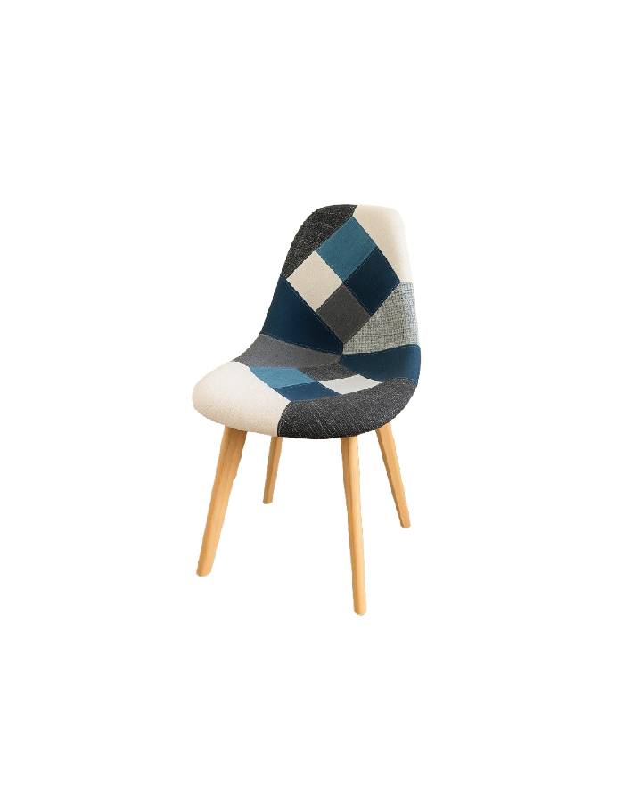 Silla Patchwork Wood