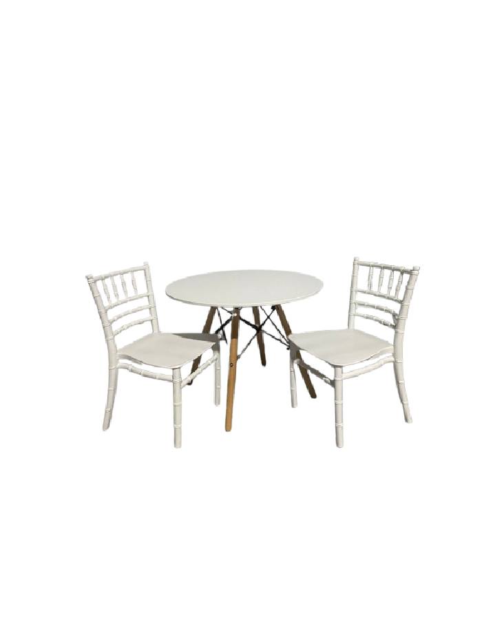 Set Mesa Kids 60cm + 2 Silla Chiavari Kids
