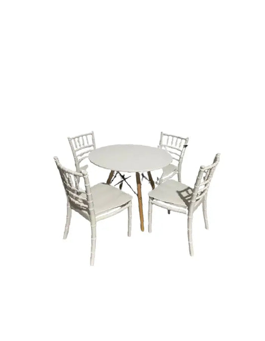 Set Mesa Kids 60cm + 4 Silla Chiavari Kids