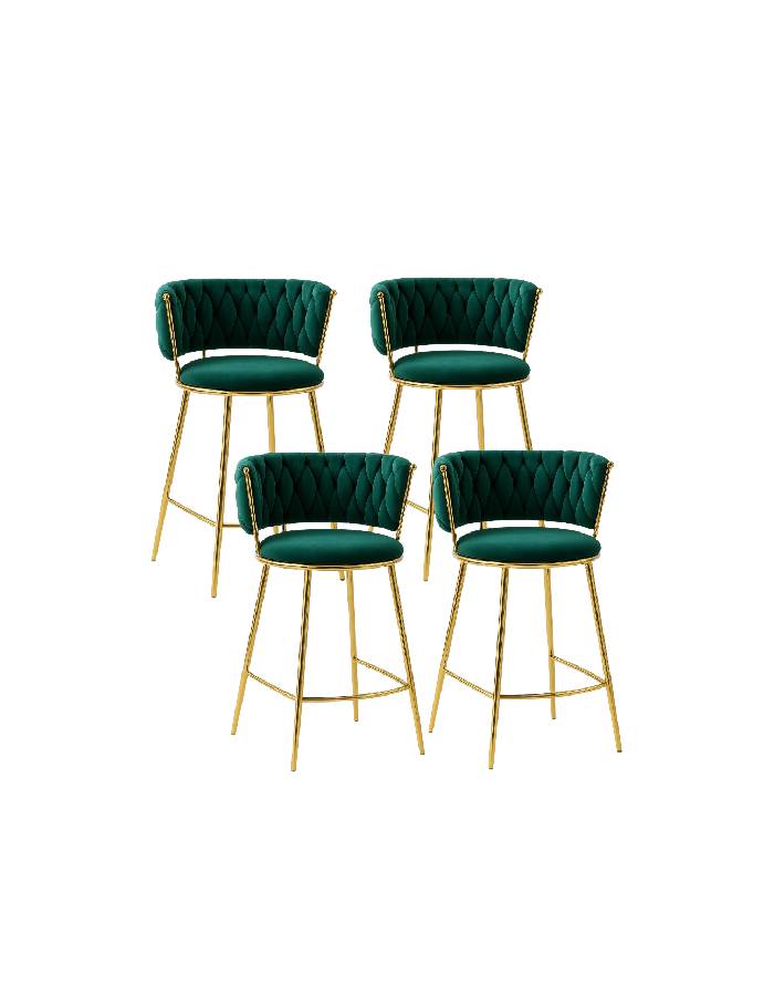 Pack 4 Taburetes Royal Queen 66cm