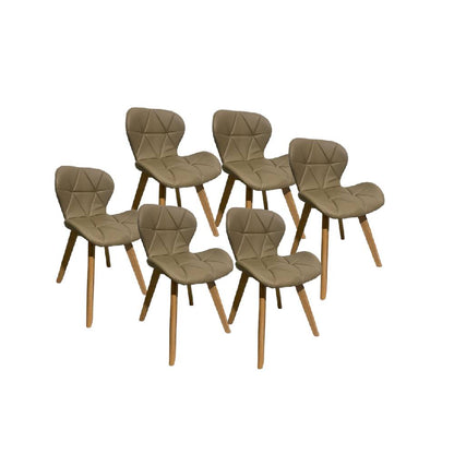 x6 Pack  Silla Mariposa Ecocuero