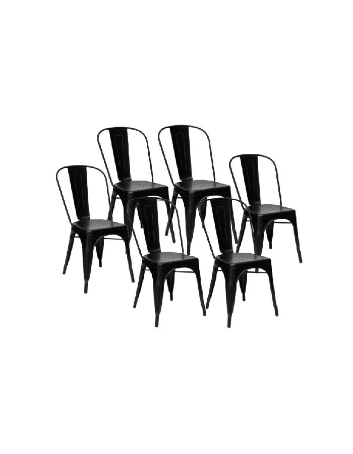 Pack 6 Sillas Tolix de Polipropileno