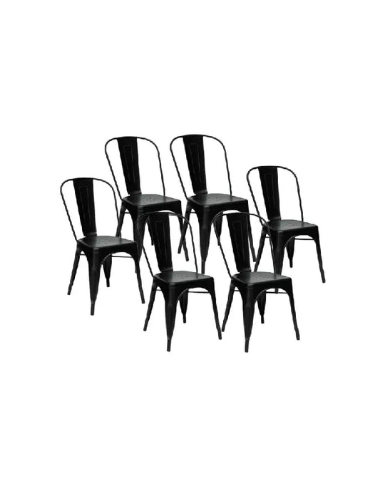 Pack 6 Sillas Tolix de Polipropileno