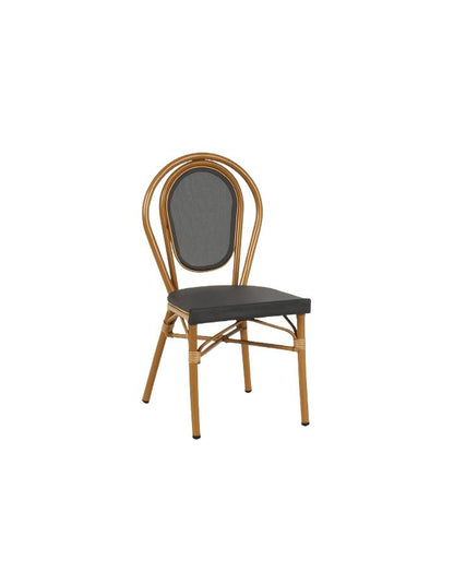 Silla Provence Parisina Rattan - Gris Oscuro