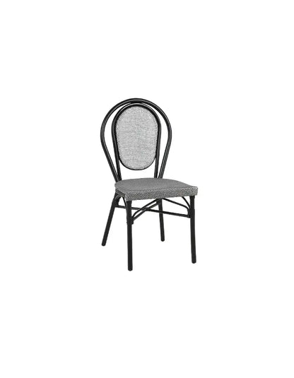 Silla Provence Parisina Rattan - Gris Claro