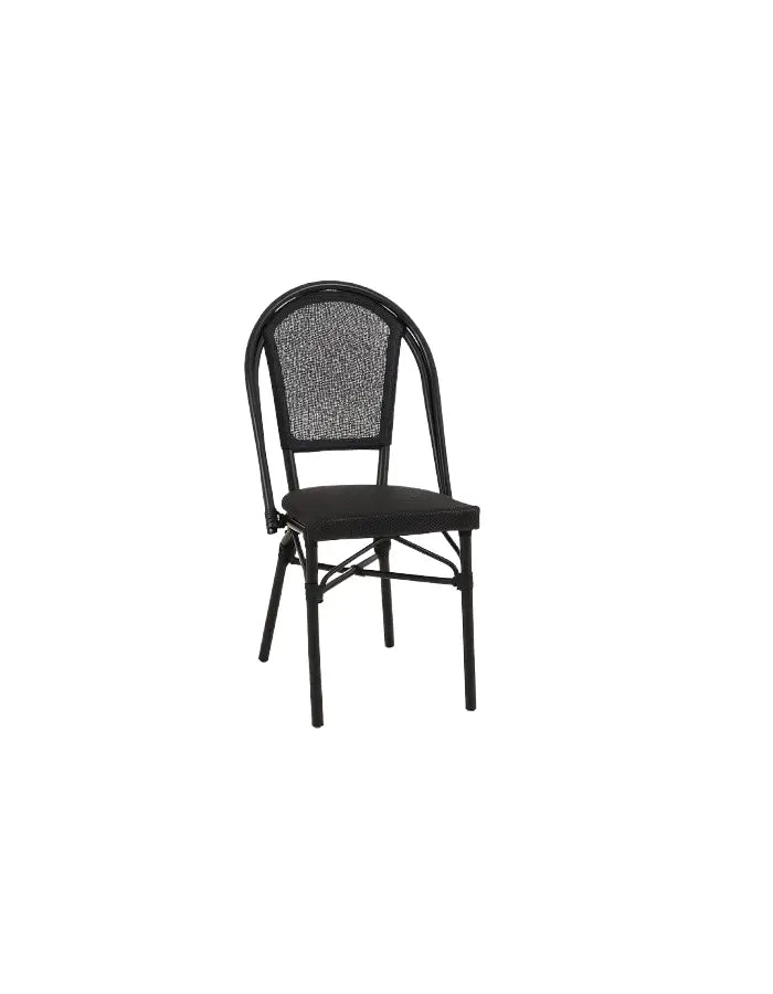 Silla Bistro Parisina Textileno - Negro