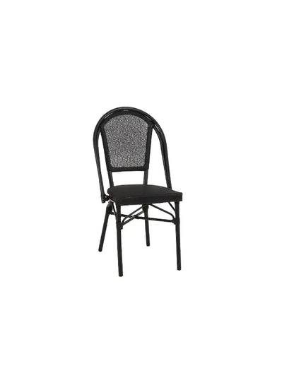 Silla Bistro Parisina Textileno - Negro