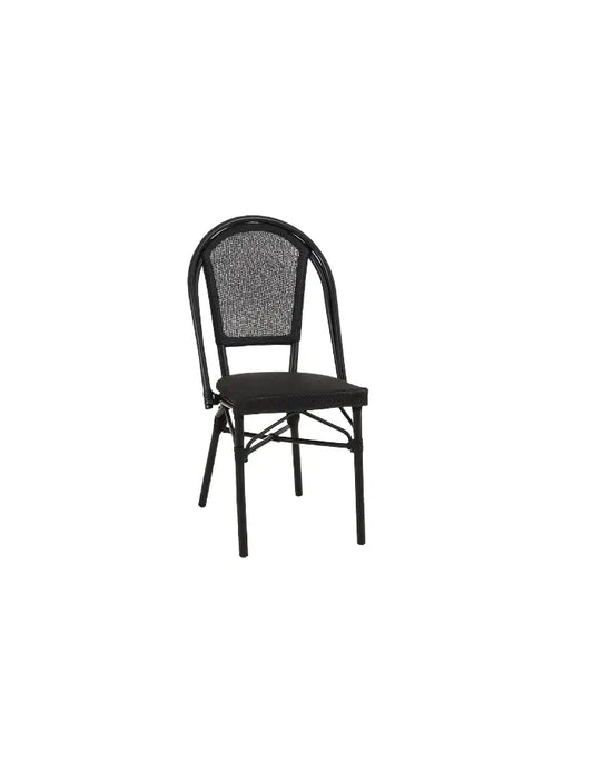 Silla Bistro Parisina Textileno - Negro