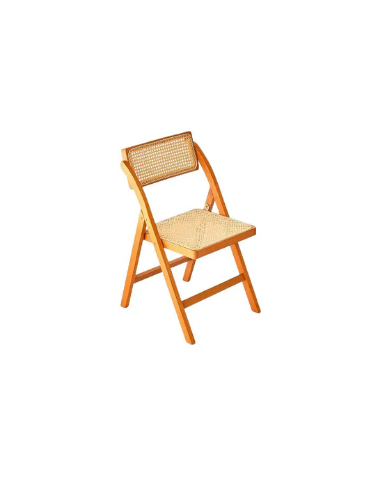 Silla Mistral Plegable de Madera Rattan Natural